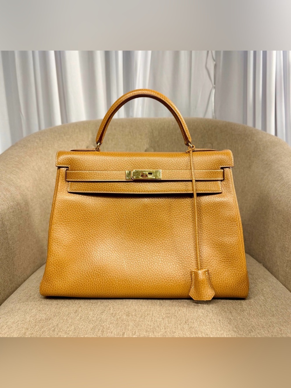 Hermes handbag Kelly 32 Ardennes